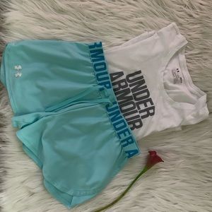 Under Armour Shorts and T-Shirt